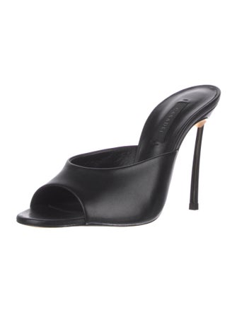 Casadei Leather Slides