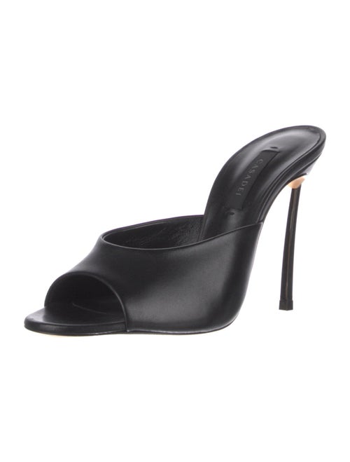 Casadei Leather Slides