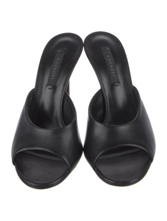 Casadei Leather Slides