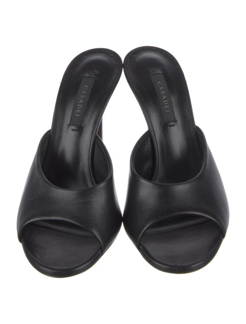 Casadei Leather Slides