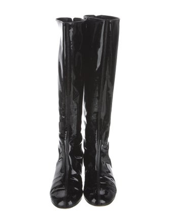 Casadei Patent Leather Rain Boots