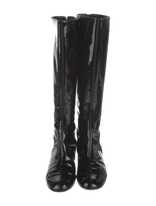 Casadei Patent Leather Rain Boots