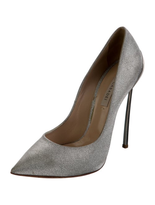 Casadei Suede D'Orsay Pumps
