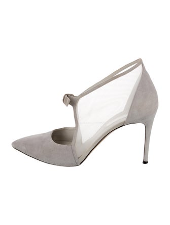 Casadei Mesh Mesh Accents Boots