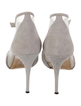 Casadei Mesh Mesh Accents Boots