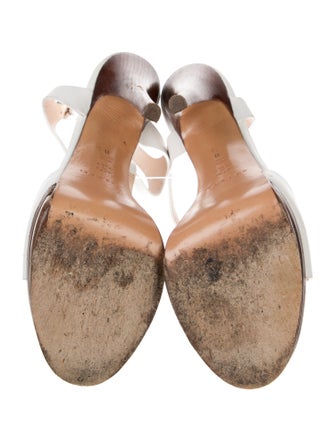 Casadei Leather T-Strap Sandals