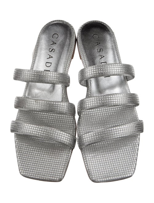 Casadei Leather Slides