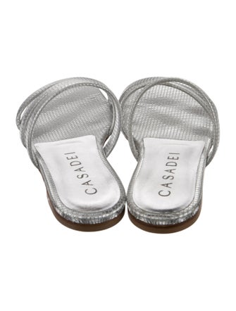 Casadei Leather Slides