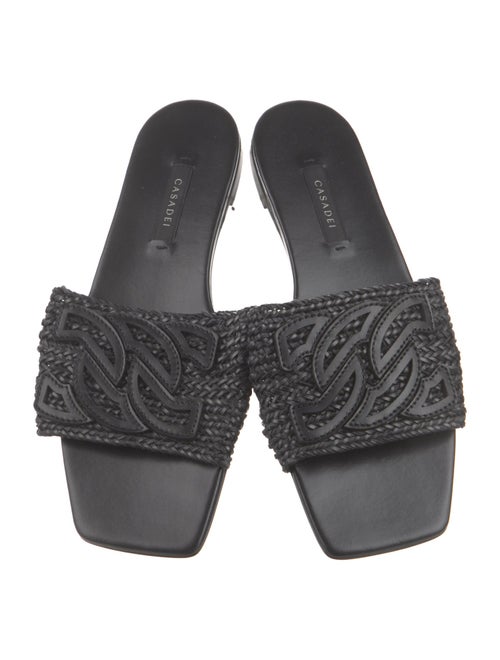 Casadei Leather Slides