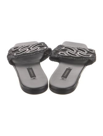 Casadei Leather Slides