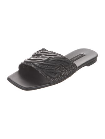 Casadei Leather Slides