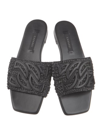 Casadei Leather Slides