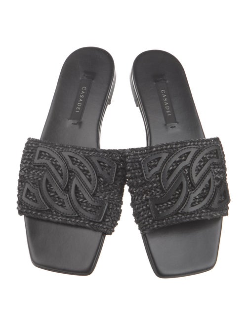 Casadei Leather Slides