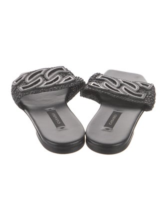 Casadei Leather Slides