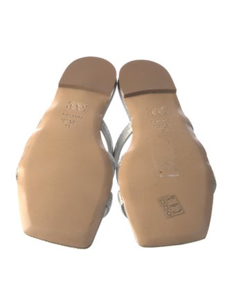 Casadei Leather Slides