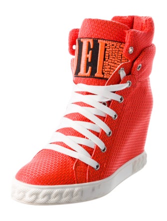 Casadei Colorblock Pattern Lace-Up Boots