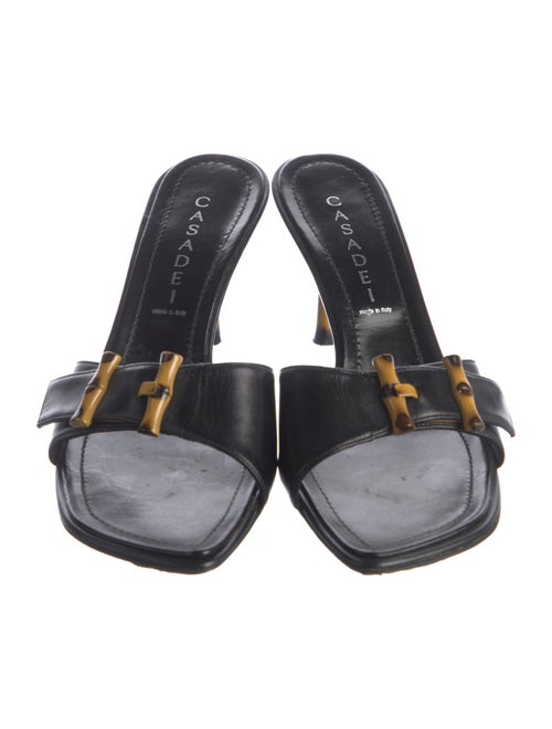 Casadei Leather Slides