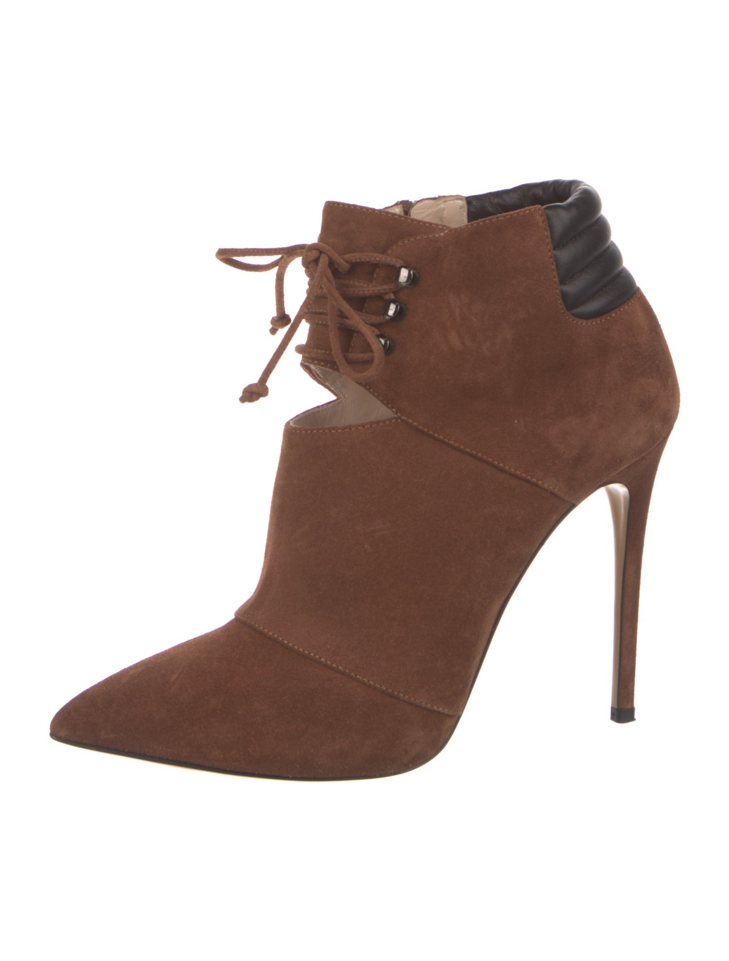 Casadei Suede Lace-Up Boots