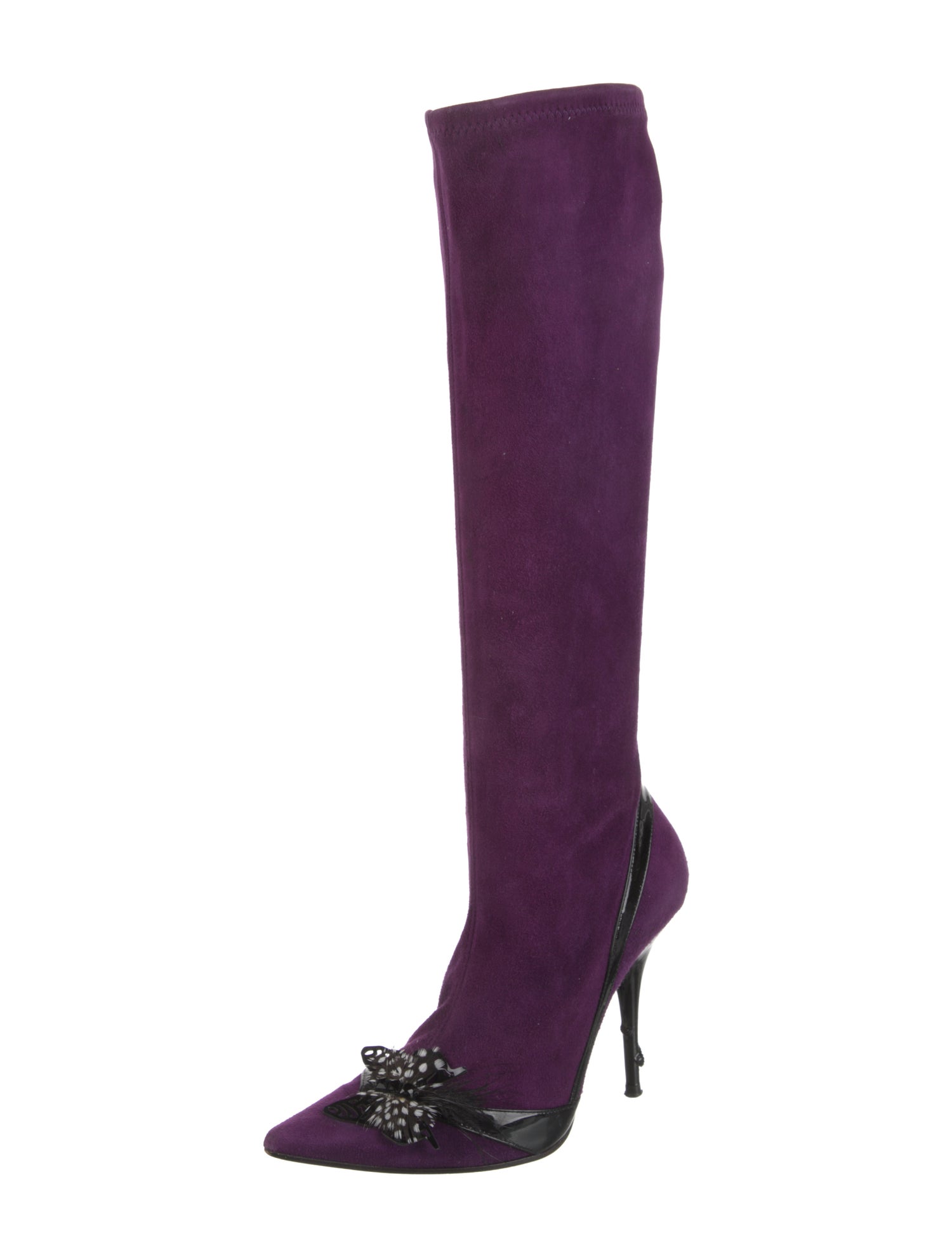 Casadei Suede Sock Boots