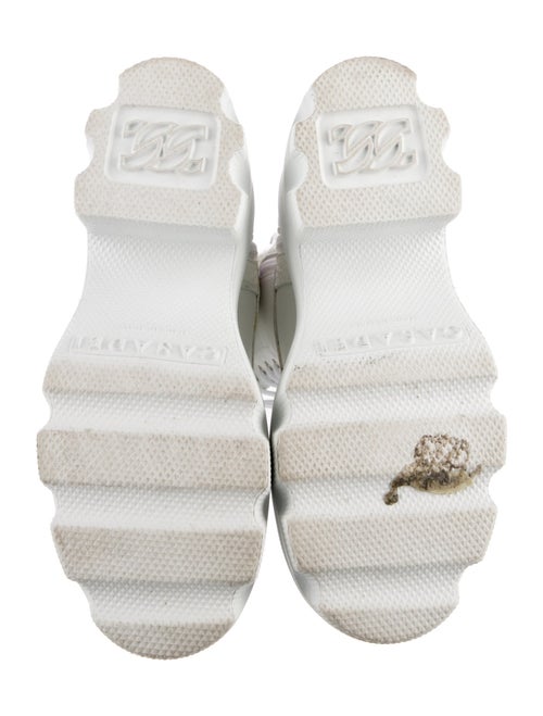 Casadei Leather Combat Boots