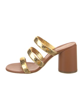 Casadei Leather Slides