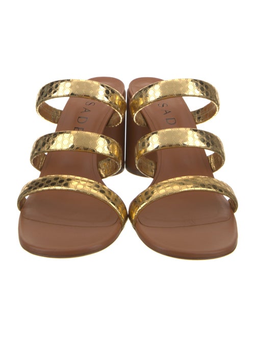 Casadei Leather Slides