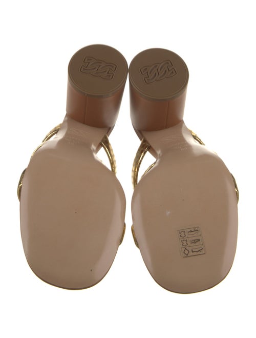 Casadei Leather Slides