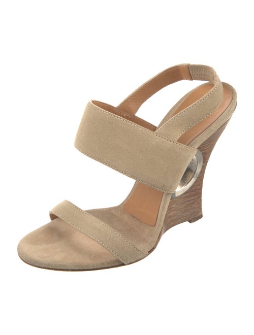 Casadei Suede Slingback Sandals