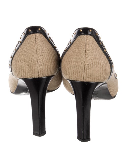 Casadei Canvas Animal Print Pumps