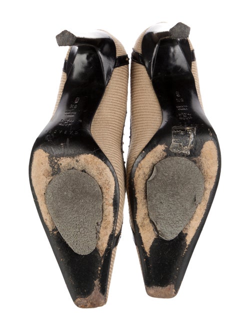 Casadei Canvas Animal Print Pumps