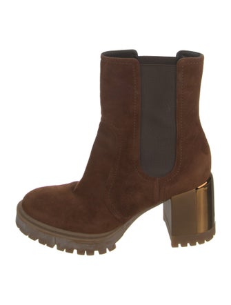 Casadei Suede Chelsea Boots