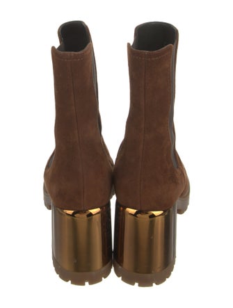 Casadei Suede Chelsea Boots