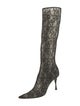 Casadei Lace Lace Pattern Boots