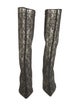 Casadei Lace Lace Pattern Boots