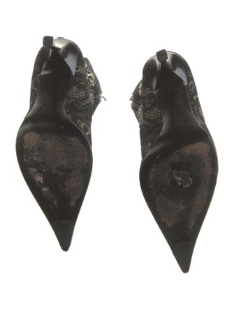 Casadei Lace Lace Pattern Boots