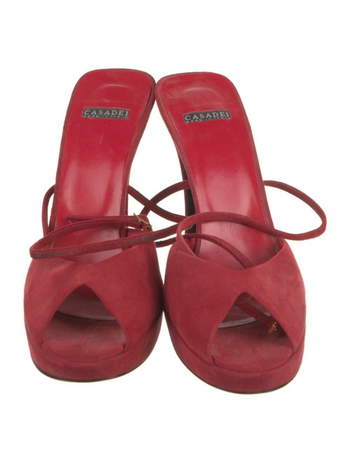 Casadei Suede Slides