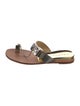 Casadei Leather Slides