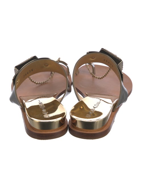 Casadei Leather Slides