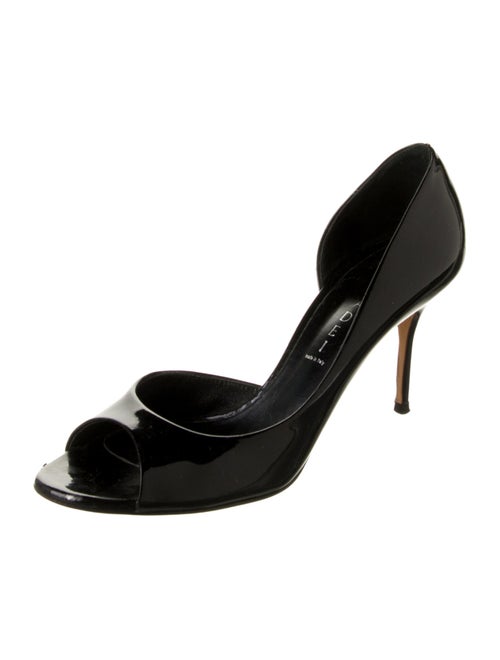 Casadei Patent Leather D'Orsay Pumps