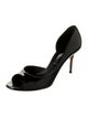 Casadei Patent Leather D'Orsay Pumps