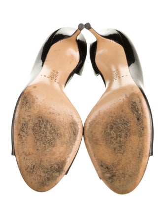 Casadei Patent Leather D'Orsay Pumps