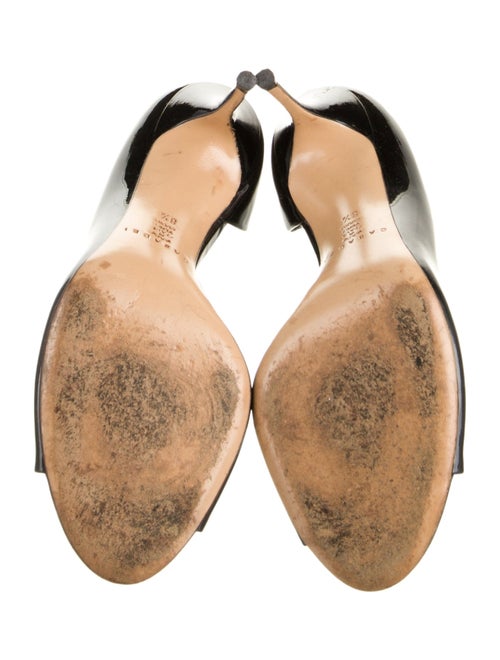 Casadei Patent Leather D'Orsay Pumps