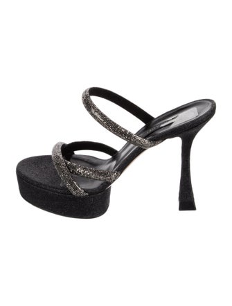 Casadei Glitter Slides