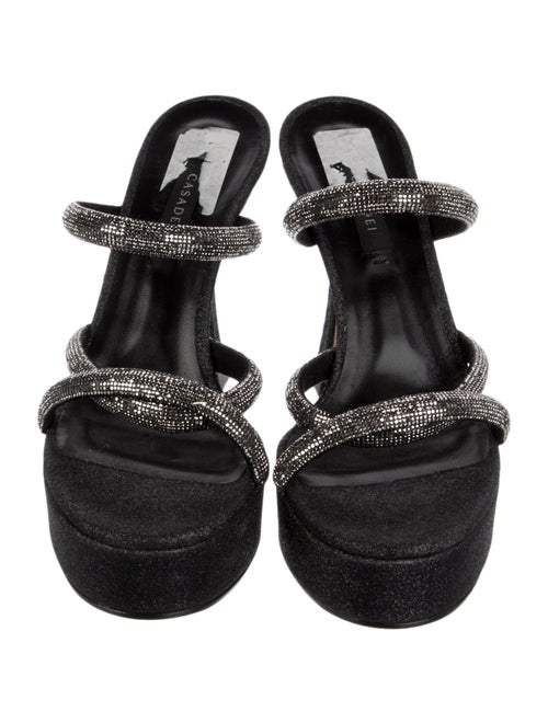 Casadei Glitter Slides