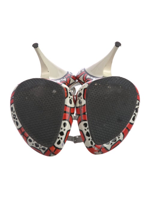 Casadei Leather Printed Sandals