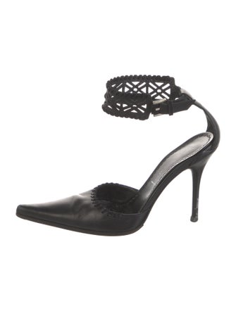 Casadei Leather D'Orsay Pumps