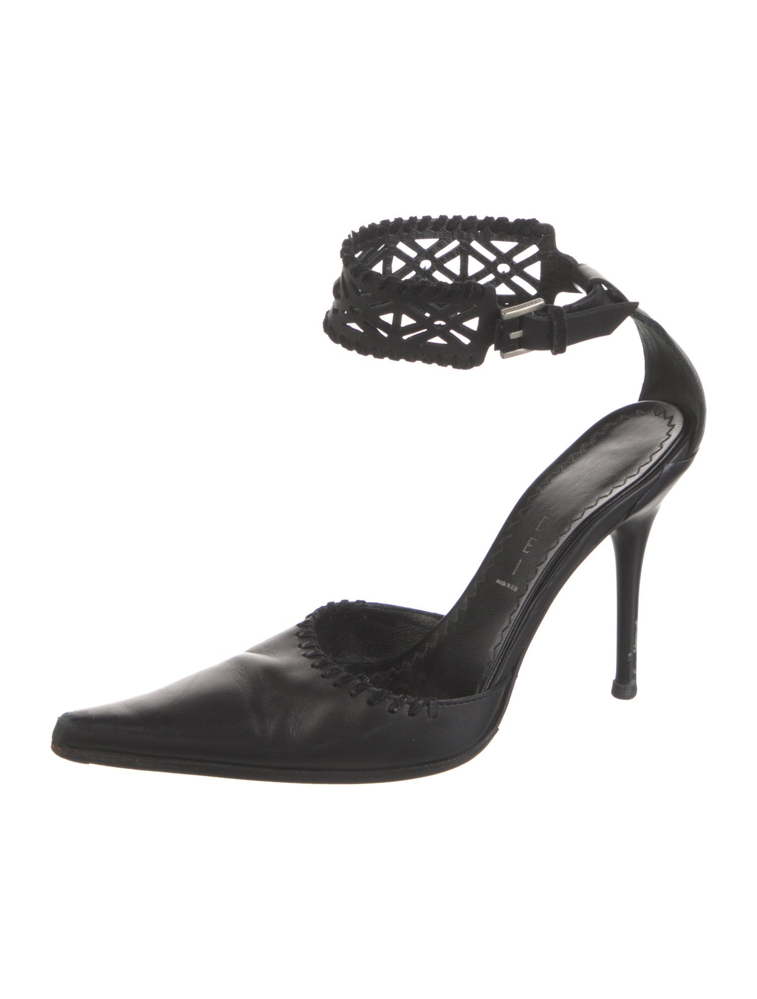 Casadei Leather D'Orsay Pumps