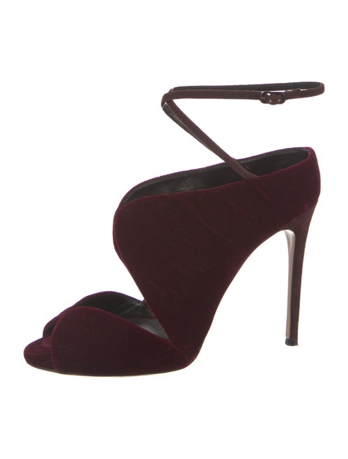 Casadei Velvet Slingback Pumps