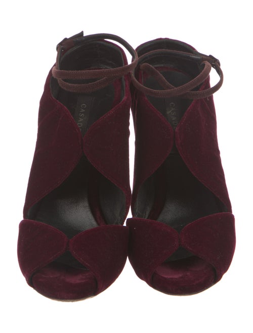 Casadei Velvet Slingback Pumps