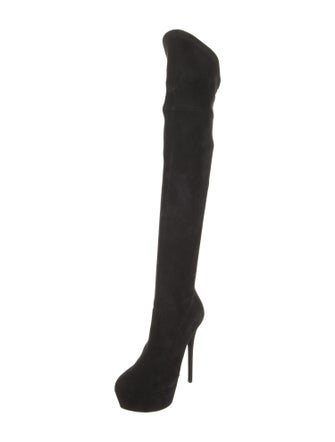 Casadei Suede Sock Boots